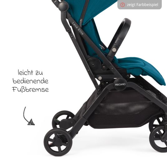 Recaro Passeggino e carrozzina Lexa Elite fino a 22 kg di portata con posizione reclinabile, unità di seduta convertibile con cinghia di trasporto - Select - Sweet Curry