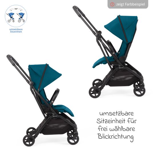 Recaro Passeggino e carrozzina Lexa Elite fino a 22 kg di portata con posizione reclinabile, unità di seduta convertibile con cinghia di trasporto - Select - Sweet Curry