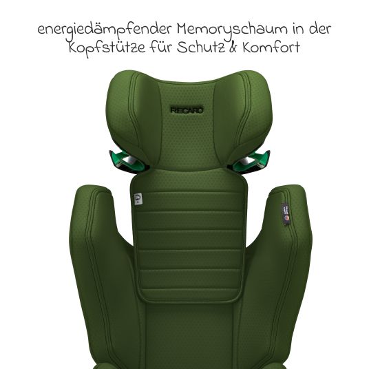 Recaro Kindersitz Axion 1 i-Size ab 3 Jahre bis 12 Jahre (100 cm - 150 cm) mit Isofix - Epic Green