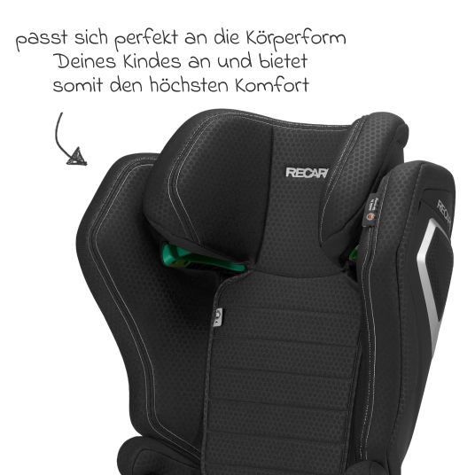 Recaro Kindersitz Axion 1 i-Size ab 3 Jahre bis 12 Jahre (100 cm - 150 cm) mit Isofix - Fresh Black