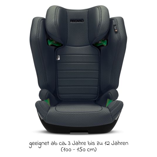 Recaro Kindersitz Axion 1 i-Size ab 3 Jahre bis 12 Jahre (100 cm - 150 cm) mit Isofix - Gallant Grey