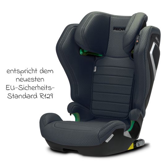 Recaro Kindersitz Axion 1 i-Size ab 3 Jahre bis 12 Jahre (100 cm - 150 cm) mit Isofix - Gallant Grey