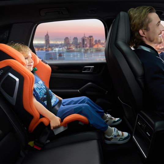 Recaro Kindersitz Axion 1 i-Size ab 3 Jahre bis 12 Jahre (100 cm - 150 cm) mit Isofix - Vibrant Orange