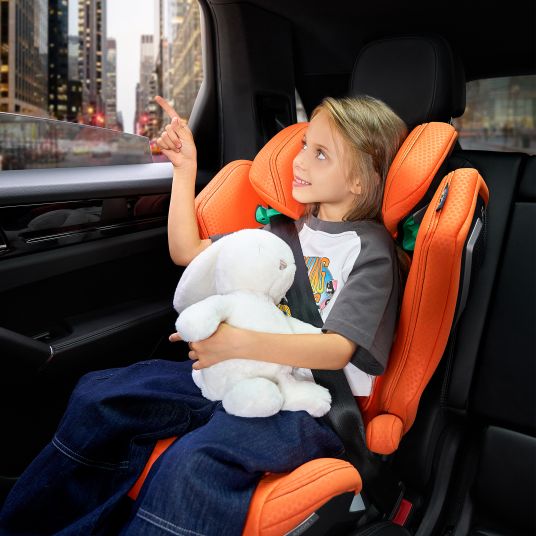 Recaro Kindersitz Axion 1 i-Size ab 3 Jahre bis 12 Jahre (100 cm - 150 cm) mit Isofix - Vibrant Orange