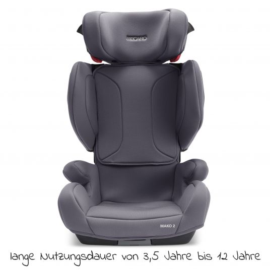 Recaro Child seat Mako 2 i-Size 100 cm - 150 cm / 3.5 years to 12 years - Core - Simpley Grey