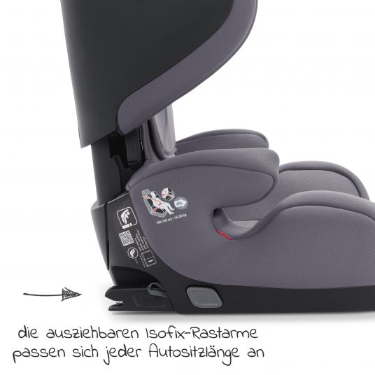 Recaro Kindersitz Mako 2 i-Size 100 cm - 150 cm / 3,5 Jahre bis 12 Jahre - Core - Simpley Grey