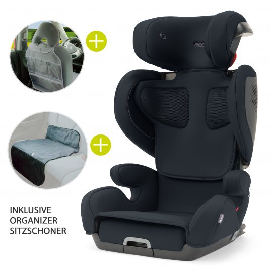 Recaro Child seat Mako Elite 2 i-Size 100 cm - 150 cm / 3.5 years to 12 years (15-36 kg) + accessories package - Select - Night Black