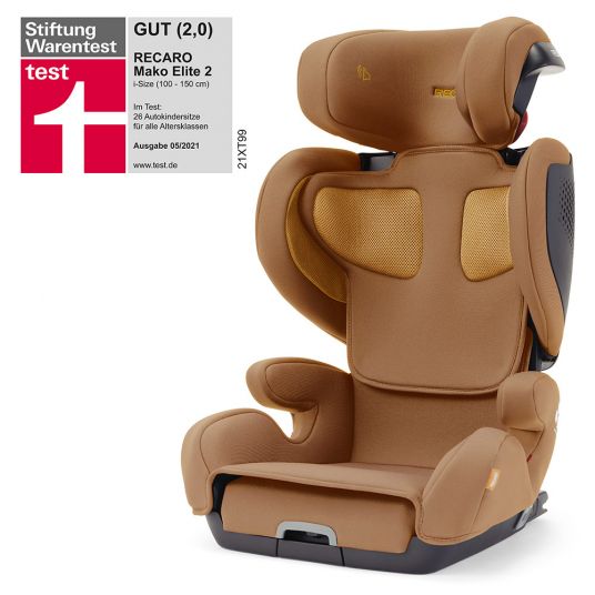 Recaro Child seat Mako Elite 2 i-Size 100 cm - 150 cm / 3.5 years to 12 years (15-36 kg) + accessories package - Select - Sweet Curry
