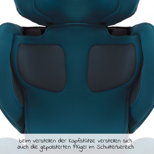 Recaro Kindersitz Mako Elite 2 i-Size 100 cm - 150 cm / 3,5 Jahre bis 12 Jahre (15-36 kg) + Zubehörpaket - Select - Teal Green