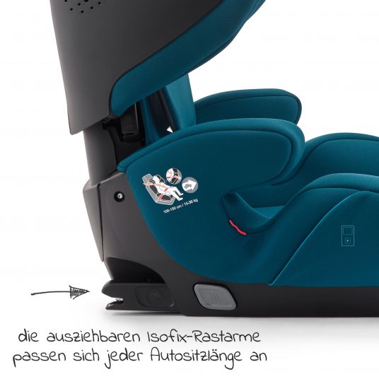 Recaro Kindersitz Mako Elite 2 i-Size 100 cm - 150 cm / 3,5 Jahre bis 12 Jahre - Select - Teal Green
