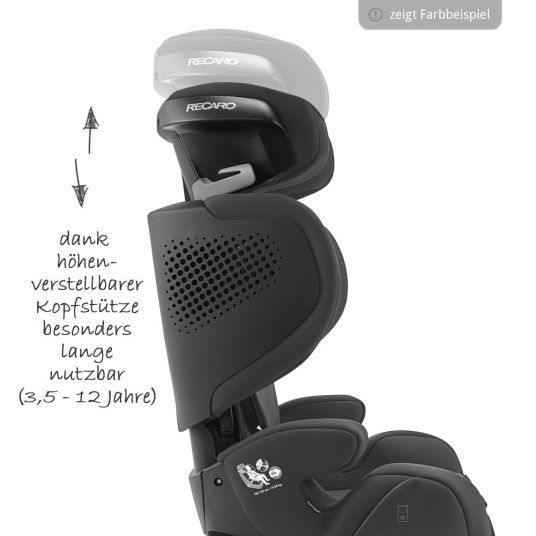 Recaro Child seat Mako Elite i-Size + Free Accessories Package - Select - Night Black