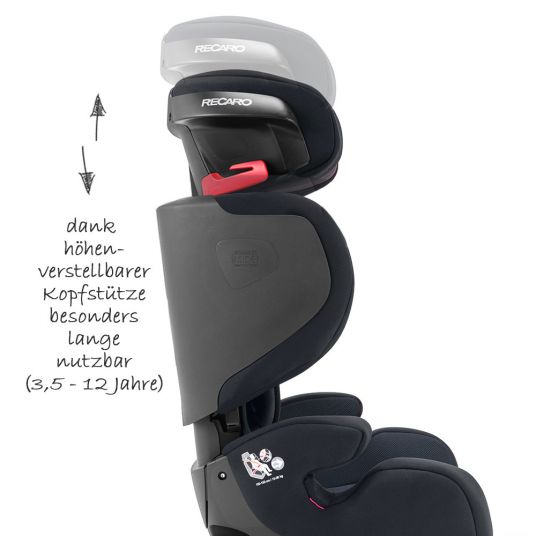 Recaro Kindersitz Mako i-Size - Core Performance Black