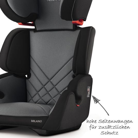 Recaro Kindersitz Milano - Carbon Black