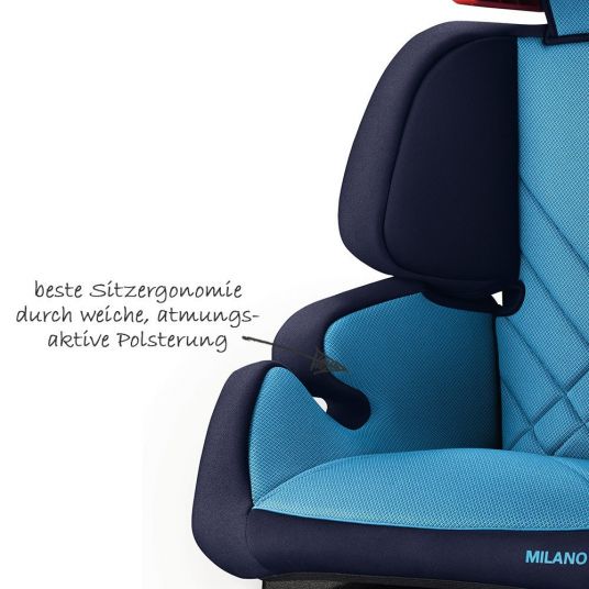 Recaro Kindersitz Milano - Xenon Blue