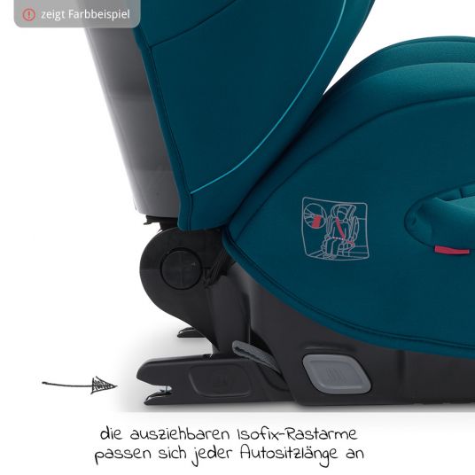 Recaro Child seat Monza Nova 2 Seatfix Group 2/3 - 3.5 years to 12 years (15-36 kg) - Select - Garnet Red
