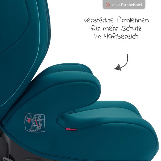 Recaro Kindersitz Monza Nova 2 Seatfix Gruppe 2/3 - 3,5 Jahre bis 12 Jahre (15-36 kg) - Select - Garnet Red