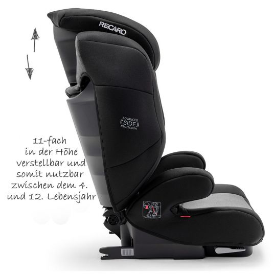 Recaro Kindersitz Monza Nova EVO Seatfix - Core - Carbon Black