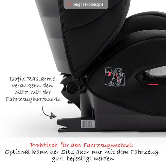 Recaro Kindersitz Monza Nova EVO Seatfix + Gratis Zubehör Paket - Core - Performance Black