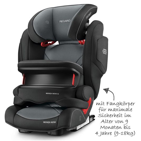 Recaro Kindersitz Monza Nova IS Seatfix - Core - Carbon Black