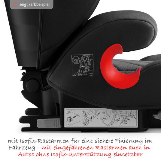 Recaro Kindersitz Monza Nova IS Seatfix + Gratis Zubehör Paket - Core - Performance Black