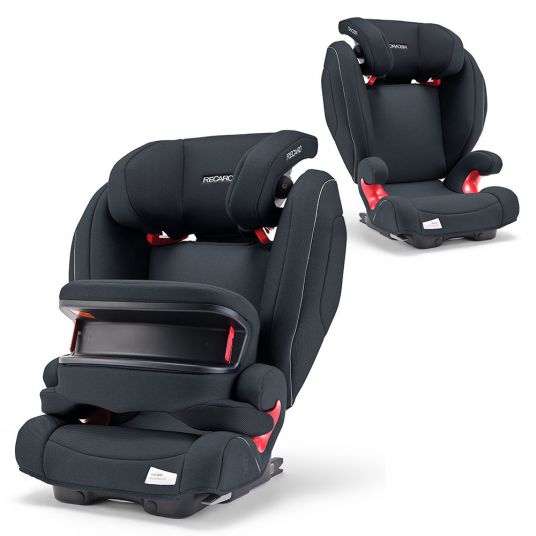 Recaro Kindersitz Monza Nova IS Seatfix + Gratis Zubehörpaket - Prime - Mat Black