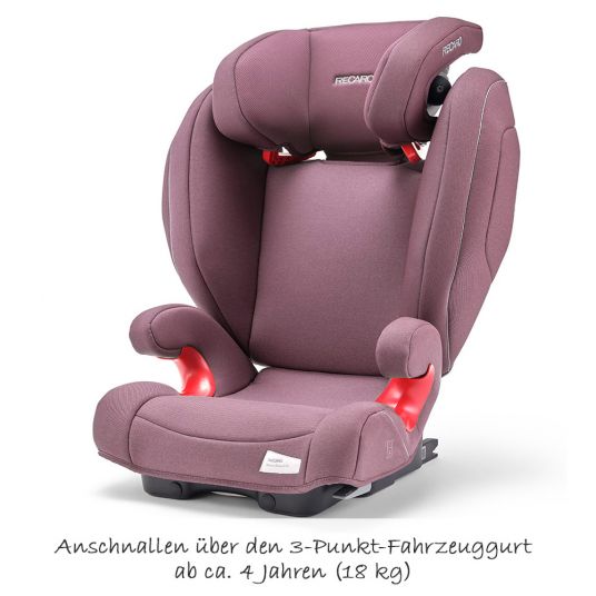 Recaro Child seat Monza Nova IS Seatfix - Prime - Pale Rose