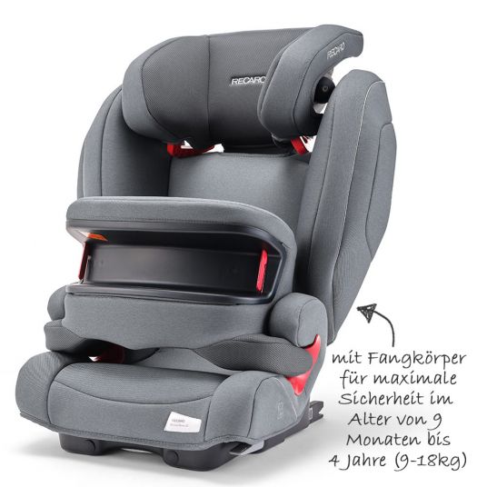 Recaro Kindersitz Monza Nova IS Seatfix - Prime - Silent Grey