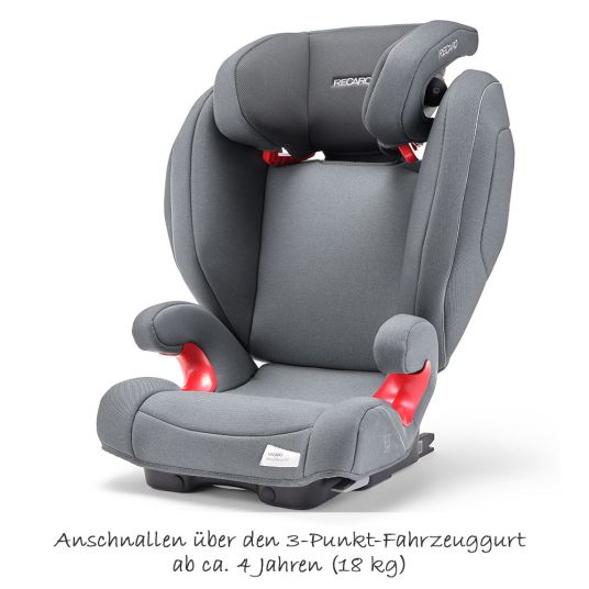 Recaro Kindersitz Monza Nova IS Seatfix - Prime - Silent Grey