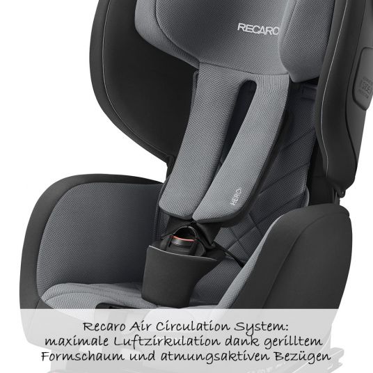 Recaro Kindersitz Optiafix - Carbon Black