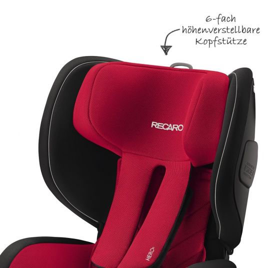 Recaro Kindersitz Optiafix - Racing Red