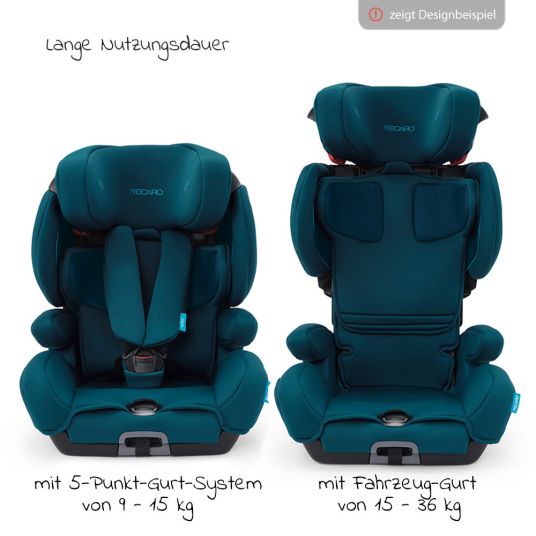 Recaro Child seat Tian Elite - Group 1/2/3 / - 9 months to 12 years - (9- 36 kg) - Prime - Frozen Blue