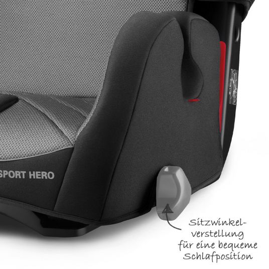 Recaro Seggiolino Young Sport Hero + Pacchetto accessori gratuito - Core - Nero carbone