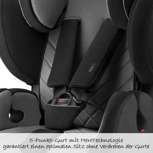 Recaro Child seat Young Sport Hero + Free Accessories Package - Core - Carbon Black