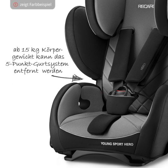 Recaro Child seat Young Sport Hero - Prime - Silent Grey