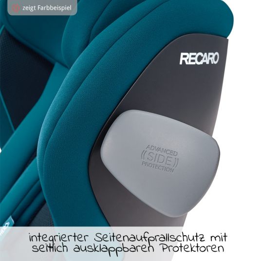 Recaro Reboarder-Kindersitz Kio i-Size 60 cm -105 cm / 3 Monate bis 4 Jahre - Prime - Frozen Blue