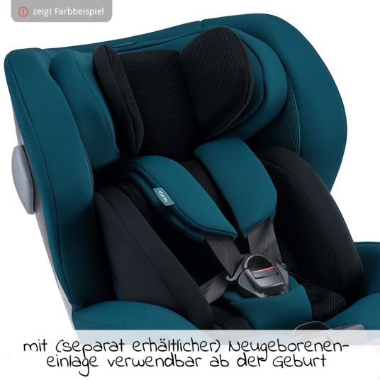 Recaro Reboarder-Kindersitz Kio i-Size 60 cm - 105 cm / 3 Monate bis 4 Jahre - Prime - Silent Grey