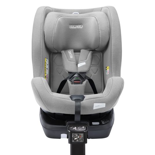 Recaro Seggiolino auto Salia 125 i-Size dalla nascita a 7 anni (40 cm - 125 cm) girevole con base Isofix - Grigio Carbonio