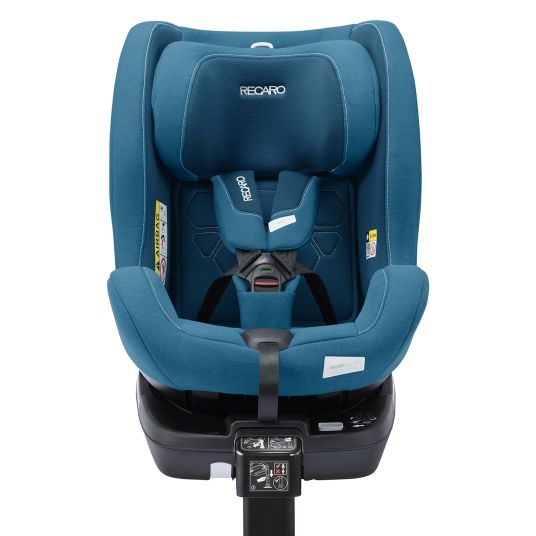 Recaro Seggiolino Reboarder Salia 125 i-Size dalla nascita a 7 anni (40 cm - 125 cm) girevole con base Isofix - Blu acciaio