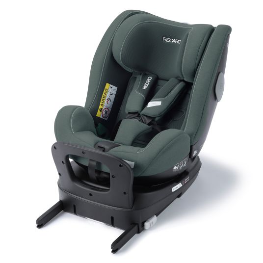 Recaro Reboarder-Kindersitz Salia 125 i-Size KID ab 3 Monate bis 7 Jahre (61 cm - 125 cm) drehbar mit Isofix-Basis - Mineral Green