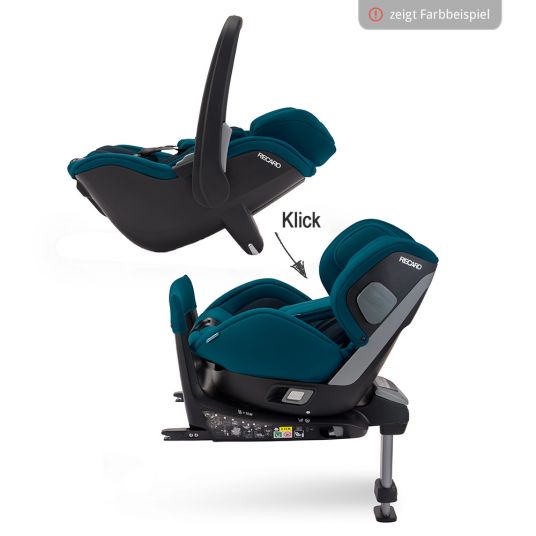 Recaro Reboarder child seat Salia Elite i-Size - from birth - 4 years (40-105 cm) incl. infant carrier - Prime - Frozen Blue