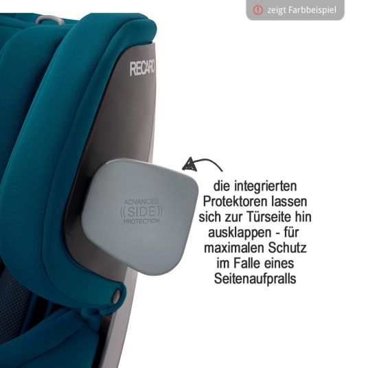 Recaro Reboarder-Kindersitz Salia Elite i-Size - ab Geburt - 4 Jahre (40-105 cm) inkl. Babyschale - Prime - Frozen Blue