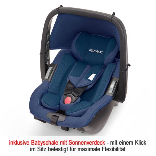 Recaro Reboarder-Kindersitz Salia Elite i-Size - Prime - Sky Blue