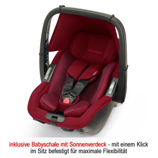Recaro Salia Elite i-Size Reboarder Child Seat - Select - Garnet Red