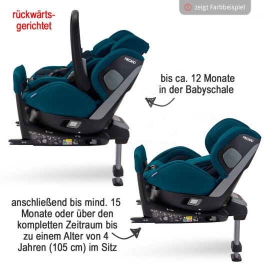 Recaro Reboarder-Kindersitz Salia Elite i-Size - Select - Night Black