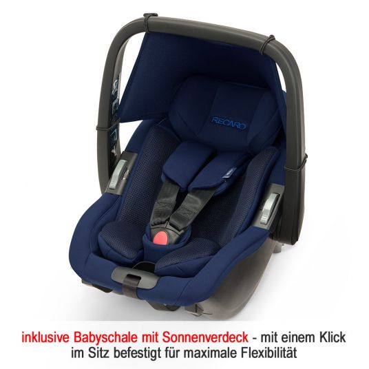 Recaro Salia Elite i-Size Reboarder Child Seat - Select - Pacific Blue