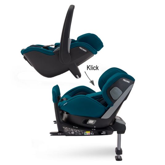Recaro Reboarder-Kindersitz Salia Elite i-Size - Select - Teal Green