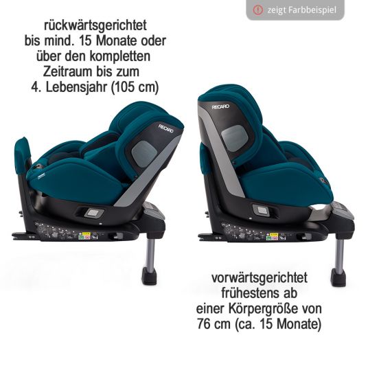 Recaro Reboarder-Kindersitz Salia i-Size - Prime - Sky Blue