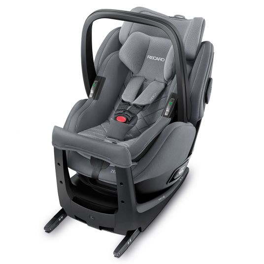 Recaro Reboarder-Kindersitz Zero.1 Elite i-Size - Aluminium Grey