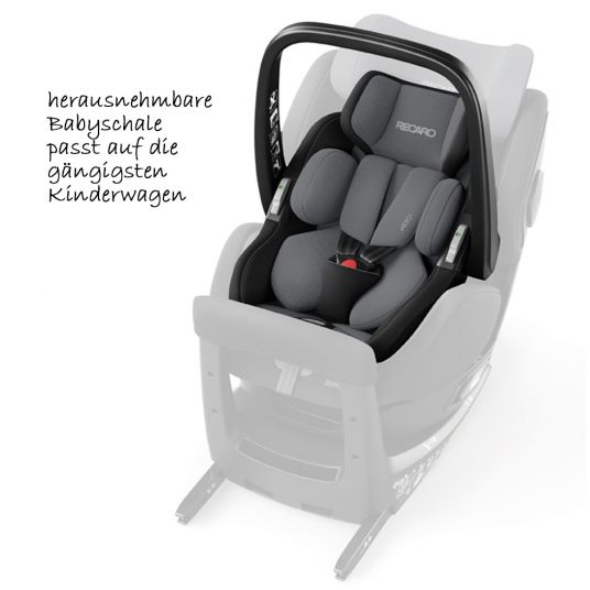 Recaro Reboarder-Kindersitz Zero.1 Elite i-Size - Carbon Black