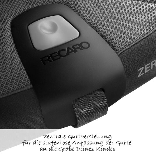 Recaro Reboarder child seat Zero.1 Elite i-Size - Carbon Black